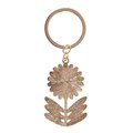No Rain, No Flowers Keyring