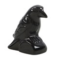Black Obsidian Raven Ornament in a Bag