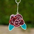 Red Rose Suncatcher
