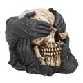 See Hear Speak No Evil Skull Ornament by Spiral Direct