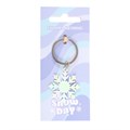 Snow Day Snowflake Keyring