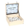 Box of 24 Nautical Marble Keepsake Pebbles