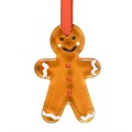 Set of 20 Glass Gingerbread Man Hanging Ornaments
