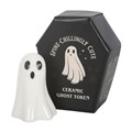 Set of 24 Ceramic Ghosts in Display