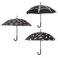Set of 12 Bat and Spiderweb Umbrellas in Display