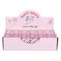 24 kappaleen Cupid's Delivery -lahjakorttisetti esittelytelineessä