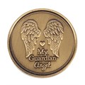 Set of 27 Guardian Angel Protection Coins in Display