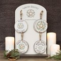 Set of 16 Winter Solstice Decorations on Display