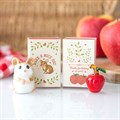 Set of 24 Glass Apples and Mice in a Matchbox