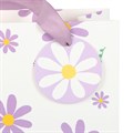 23cm Medium Purple Daisy Gift Bag