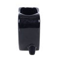 Black Planchette Flower Vase