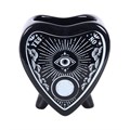 Black Planchette Flower Vase