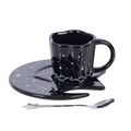 Spellbound Sky Espresso Cup, Saucer and Spoon Set