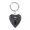 Black Planchette Keyring