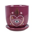 Doniczka „Sacred Sight Heart” z podstawką