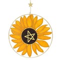 Bee Radiant Sunflower Suncatcher
