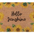 Natural Hello Sunshine Sunflower Doormat
