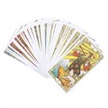 Golden Art Nouveau Tarot Cards