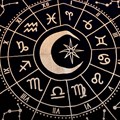 72cm Black Astrology Wheel Altar Cloth