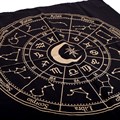 72cm Black Astrology Wheel Altar Cloth