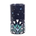 Moonflower Print Flower Vase