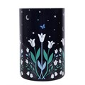 Moonflower Print Flower Vase