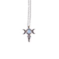 Trinket Dish and Triple Goddess Necklace Gift Set