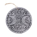 Triple Goddess Silver Effect Terracotta Plaque