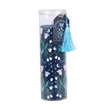 Moonflower Print Cotton & Coconut Tube Candle