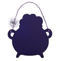 Hocus Pocus Cauldron Shaped Hanging Sign
