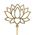 Lotus Flower Metal Bookmark