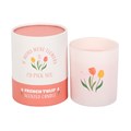 If Mums Were Flowers French Tulip Candle