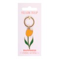 Yellow Tulip Keyring