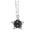 Deadly Nightshade Necklace with Black Obsidian on Greeting Card