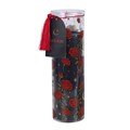 Black Rose Print Tube Candle