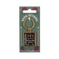 Gothic Rose Book Keyring