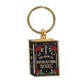 Gothic Rose Book Keyring