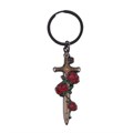Rose and Sword Keyring
