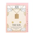 The Sun Vintage Tarot Necklace on Greeting Card