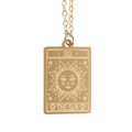 The Sun Vintage Tarot Necklace on Greeting Card