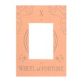 The Wheel of Fortune Vintage Tarot Necklace on Greeting Card