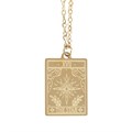 The Star Vintage Tarot Necklace on Greeting Card