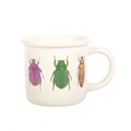 Off White Beetle Mug
