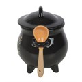 Mischief and Magic Cauldron Soup Bowl with Spoon