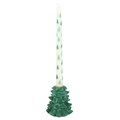 Green Fir Tree Candle Holder with Taper Candle