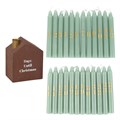 Set of 24 Mini Advent Candles with Holder