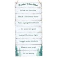Winter Wonderland Checklist Hanging Sign