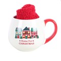 Set met mok en sokken: ‘Thuis met Kerstmis’