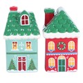 Christmas House Salt and Pepper Shakers