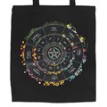 Wheel of the Year Polycotton Tote Bag
